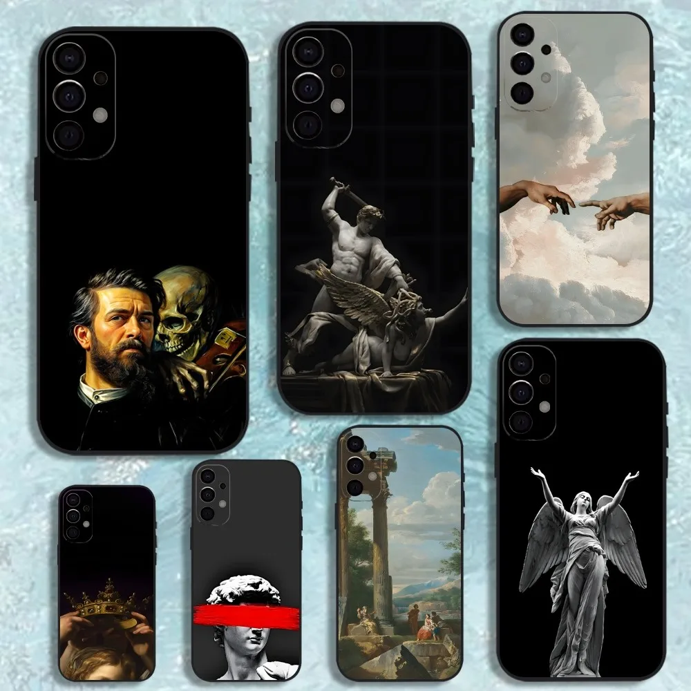 

Renaissance Art Paintings Phone Case For Samsung S25,S24,S21,S22,S23,S30,Ultra,S20,Plus,Fe,Lite,Note,10,9,5G Black Cover