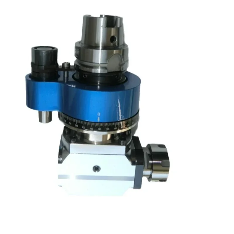 Side milling head, right angle, angle milling head 90 degrees HSK63A-ER32