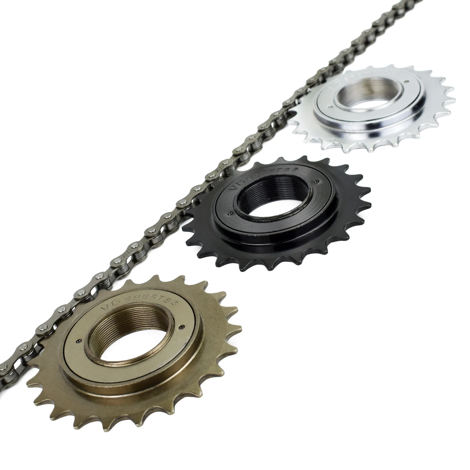 1 قطعة VG الرياضة 16T/18T/20T/22T/24T 34 مللي متر سرعة واحدة دراجة عجلة حرة ضرس جزء ل BMX 1 سرعة ترس دراجة اكسسوارات