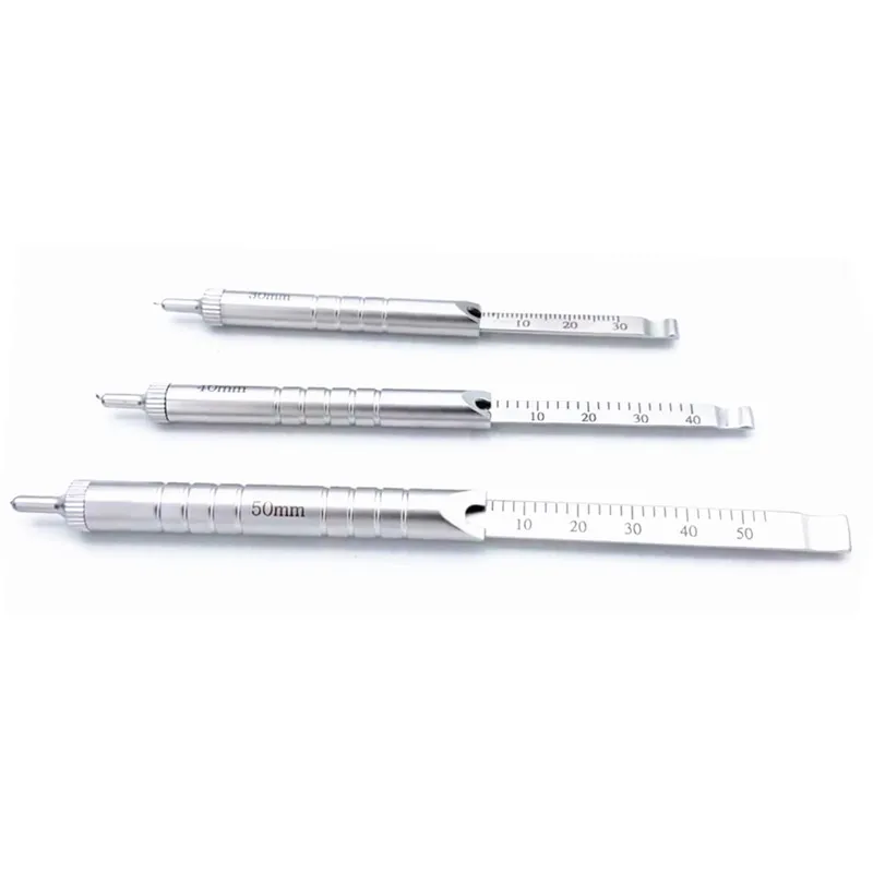 New Depth Gauge 0mm-90mm vetereinary orthopedic instruments implants bone screws plates surgical orthopedics