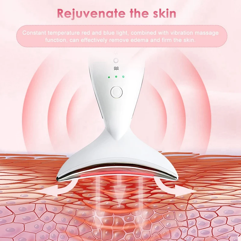 Anti-Aging Facial Neck Eye Device  Massager Beauty Treatment Massager With 3 Massage Modes