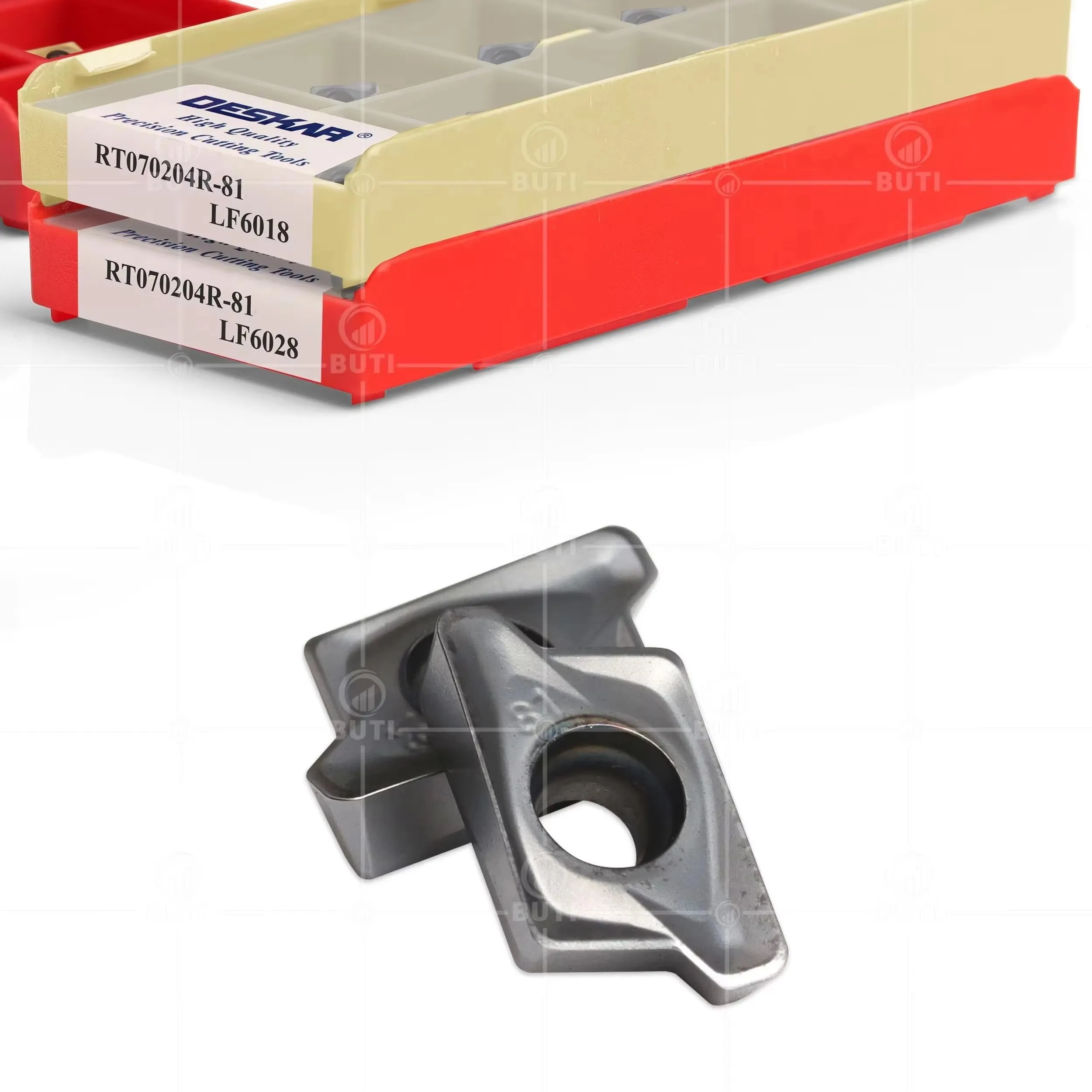 

DESKAR 100% Original Numerical Control Lathe Square Shoulder Fast Feed Milling Inserts RT100308R-81 RT070204R-81 LF6018 LF6028