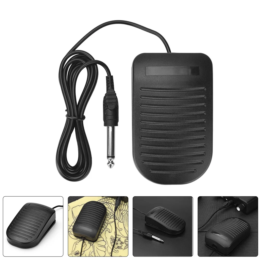 

Tattoo Foot Pedal 1.4m Cord Nonslip Surface Durable Zinc Alloy Plastic Material Ergonomic Design for Professional Tattoo Artists