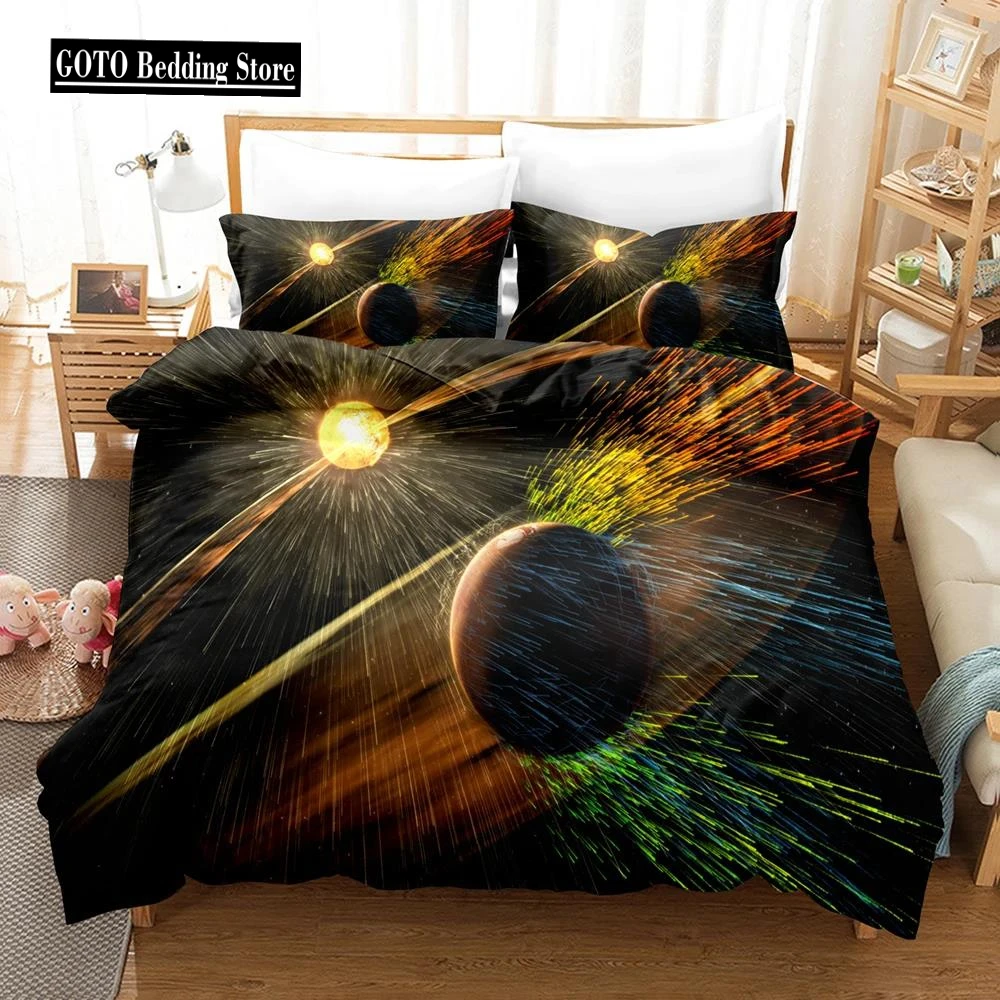 

Star Bedclothes Home Textile Beding Set 3d Bed Set Full Size Bed Linen 2/3 Pcs Duvet Cover Sets dekbedovertrek 1 persoons