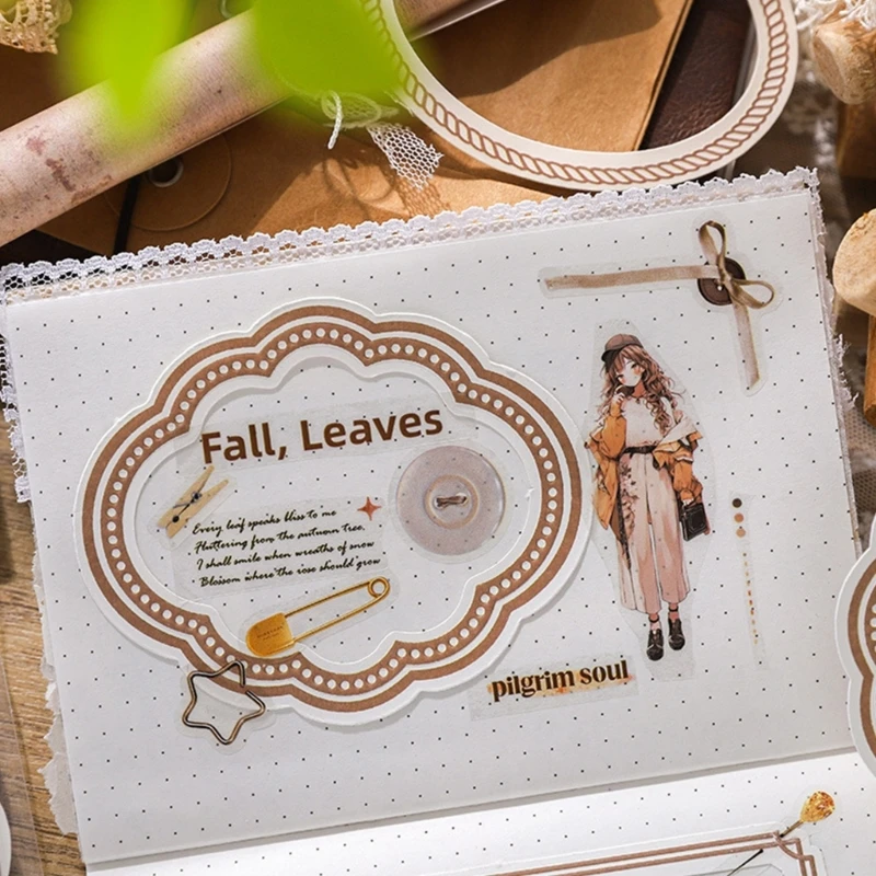 30 шт. Ретро рамки для скрапбукинга, винтажная фоторамка, принадлежности для скрапбукинга, для изготовления карт, журнал, для