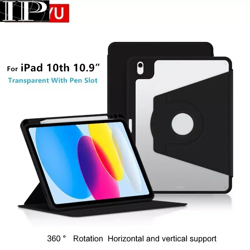 

Чехол AJIUYU для iPad 10th 10,9 дюймов 10 поколения 2022 Smart Case Pro 11 Air 5th 4th 2021 2020 2018 Защитный чехол для планшета из ТПУ