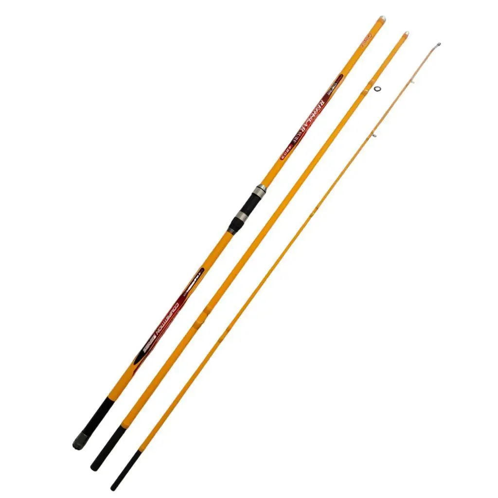 

3 Sections Insert Fishing Rod 4.2M Portable Fishing Tackle Beach Fishing Rod