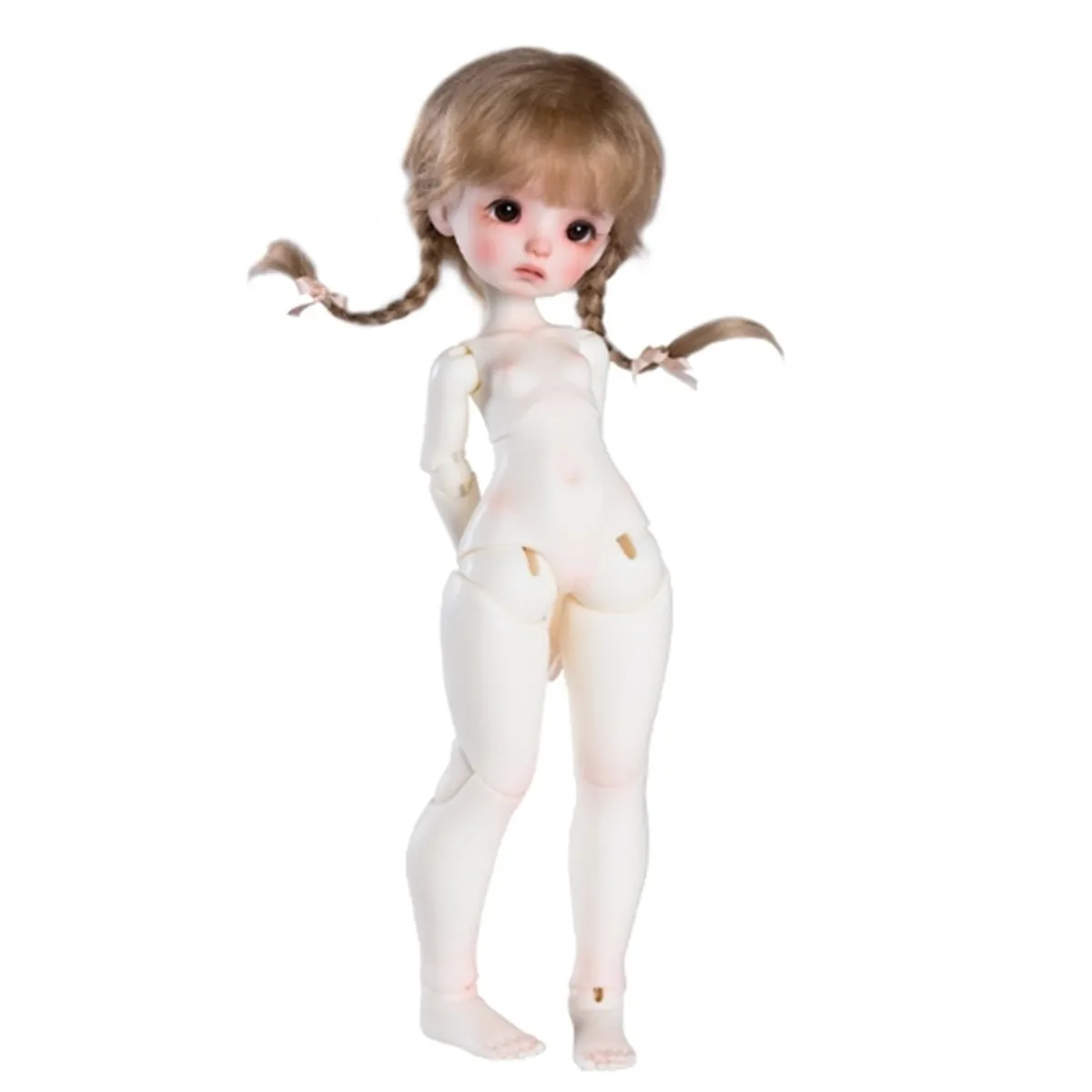 

New BJD doll genuine meat peach 6 points SD doll optional clothes wig shoes summer new gift high-grade resin spot makeup