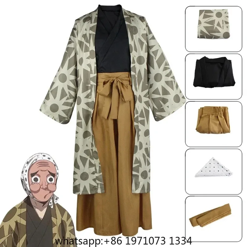 Anime Haganezuka Hotaru Cosplay Costume Christmas carnival costume jacket long pants headband belt