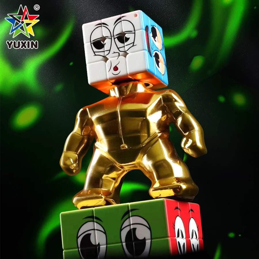 YuXin-Cubo mágico de Superman Wise, rompecabezas mágico, mejora exclusiva, desarrolla el cerebro, adornos divertidos, regalo, juego inteligente 3by3