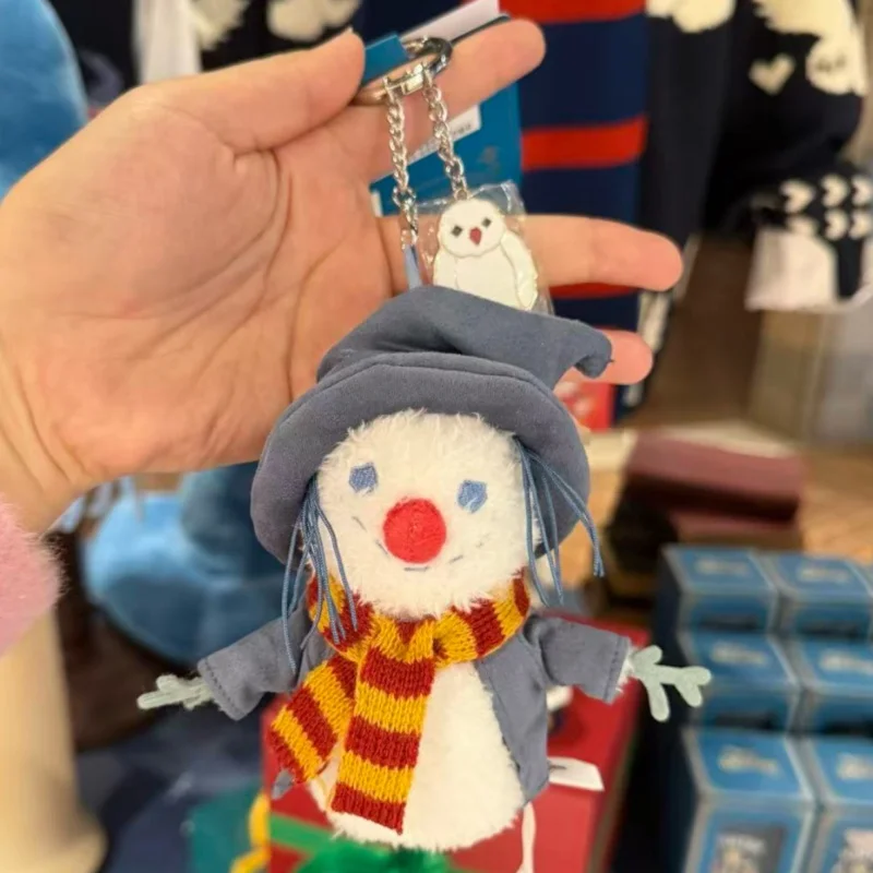 Universal Studios Original Winter Schneemann Zauberer Plüschpuppe Schlüsselanhänger, Rucksack Charm, Weihnachtsgeschenk & Souvenir