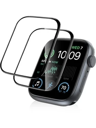 Screen Protector For Apple Watch series 9 8 7 6 5 4 3 se 45mm 41mm Accessories Glass 9D HD Full Film iWatch 44mm 40mm 42mm 38mm