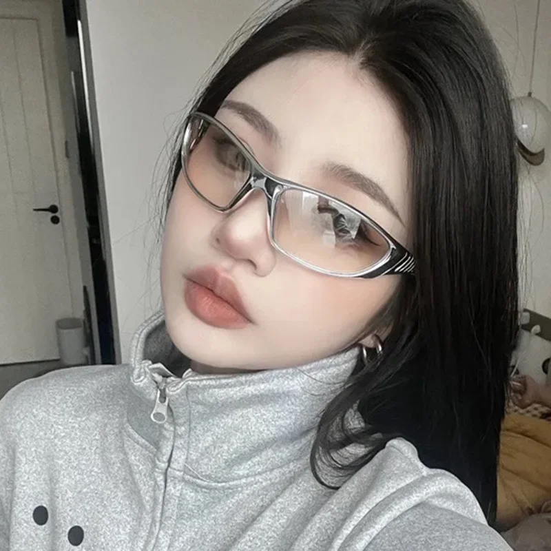 

Fashion Y2k Cool Design Oval Sunglasses Luxury Girls Retro Premium Sun Glasses for Street Photography
