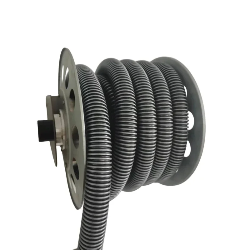 Reel With 30ft Extension Retractable , 1-1/4'' Wall Mount Vacuum Replaceable Hose Suitable