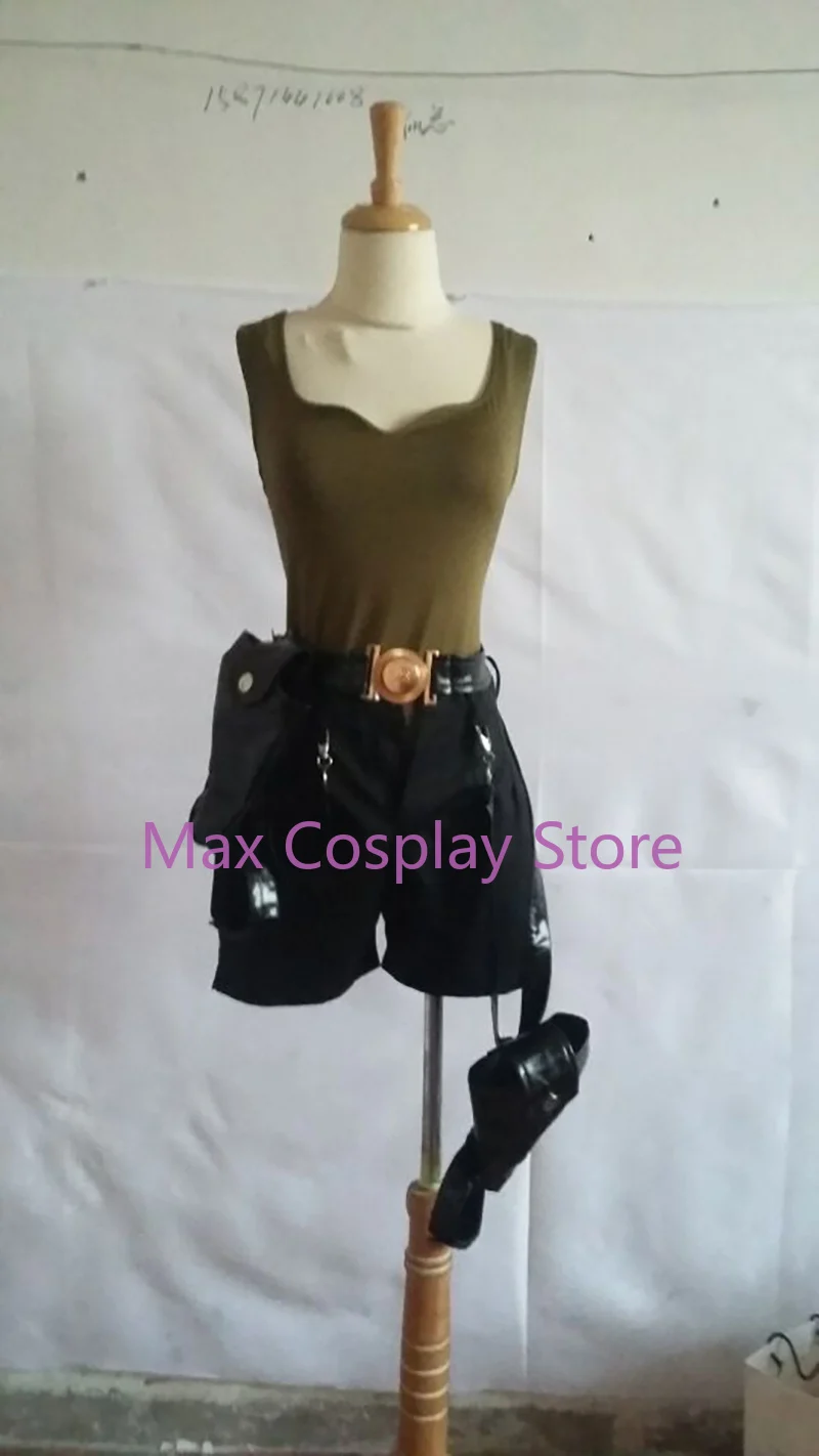 Max Cos Lara Croft Cosplay Costume With Bag Halloween Cosplay Costume Custom Any Size Halloween Cos Clothes Customized size