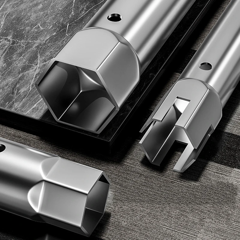 صنبور صمام مفتاح بانة سباك الأنود قضيب مآخذ وجع 23-27 مللي متر 34-40 مللي متر مزدوجة نهاية أنبوبي المفك الحنفية تركيب وجع