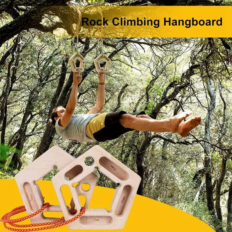 Rock Climbing Finger Strengthener Board Trainer Forearm Strengthener Practice Climbing Tool