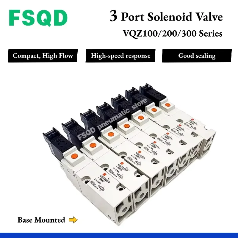 

3-портовый электромагнитный клапан VQZ225Y VQZ215 VQZ225 VQZ235-5MO 5L 5L1 5M 5MO1 5YZB1 5YZ1 5M1 VQZ 100/200/300 Пневматический инструмент серии НОВЫЙ