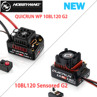 Hobbywing Quicrun WP 10BL120 G2 120A 2-4S Sensorless Brushless ESC / QuicRun 10BL120 Sensored G2 2-3S Lipo For 1/10 1/12 RC Car