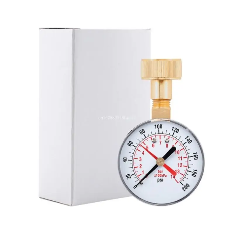 Mini Water Pressure Gauge Dial-Meter Gauge 3/4