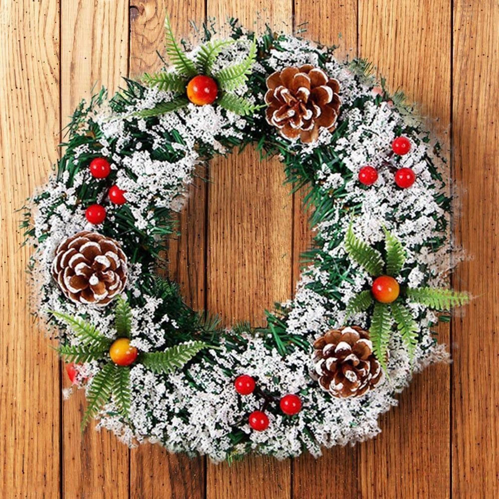 for Door Decor Shop Window Window Props Hanging Decor Pine Needle Xmas Ornaments Christmas Wreath Christmas Decoration Garland