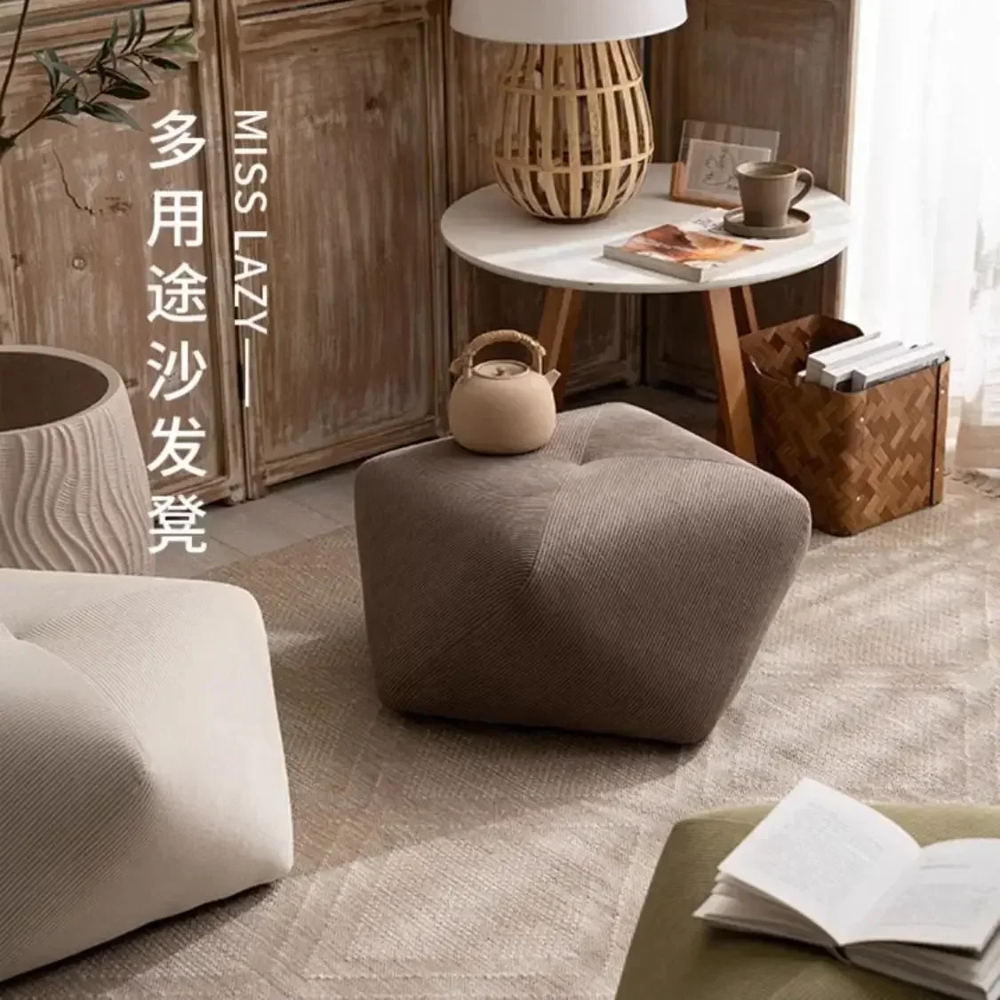 

Octagonal Stool, Creative Home, Leather Shoes, Pedal, Low High Sense, Cloakroom, Makeup Round Furniture