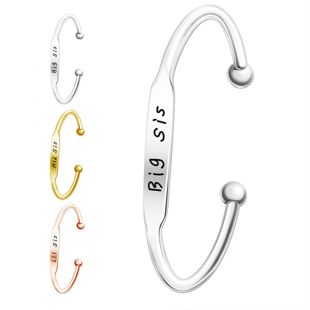 

Custom Personalized Engraved Name Bracelet Simple Stainless Steel Knotted Twist Open Bracelet Female Jewelry Valentine's Day Gif