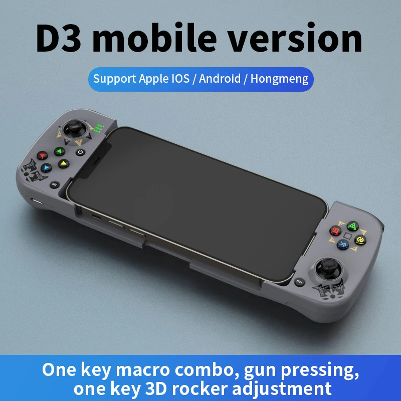 Tosuny Controller di Gioco Mobile per Android e IOS, Controller di Gioco per Telefono Wireless, Gamepad Bluetooth Retrattile per Console di Gioco Ergonomica Gamepad Tosuny Controller di Gioco Mobile per Android e IOS, Controller di Gioco per Telefono Wireless, Gamepad Bluetooth Retrattile per Console di Gioco Ergonomica Gamepad