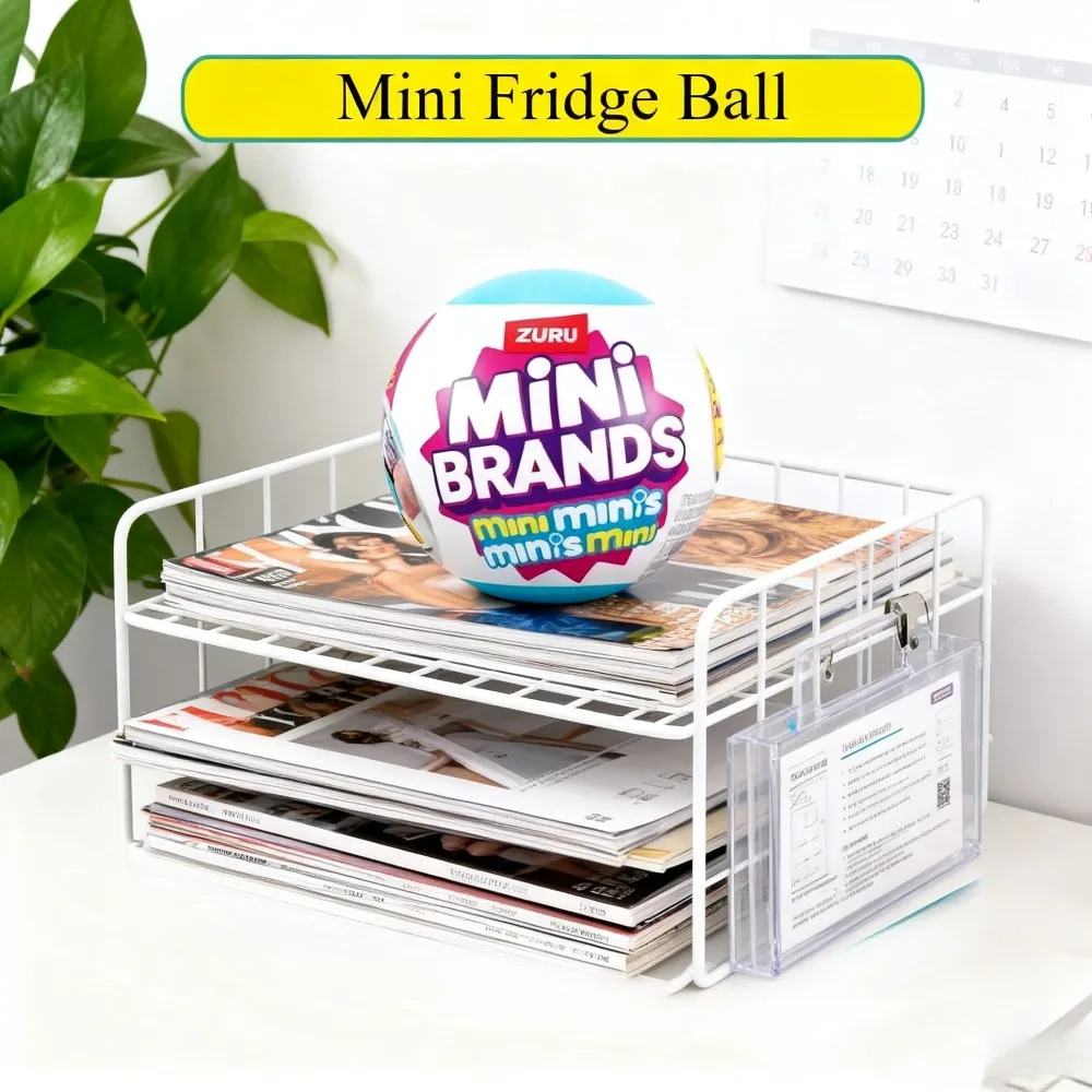 ثلاجة صغيرة من زورو، ثلاجة صغيرة مبتكرة، زخرفة حرفية، نموذج مصغر، صندوق أعمى #5