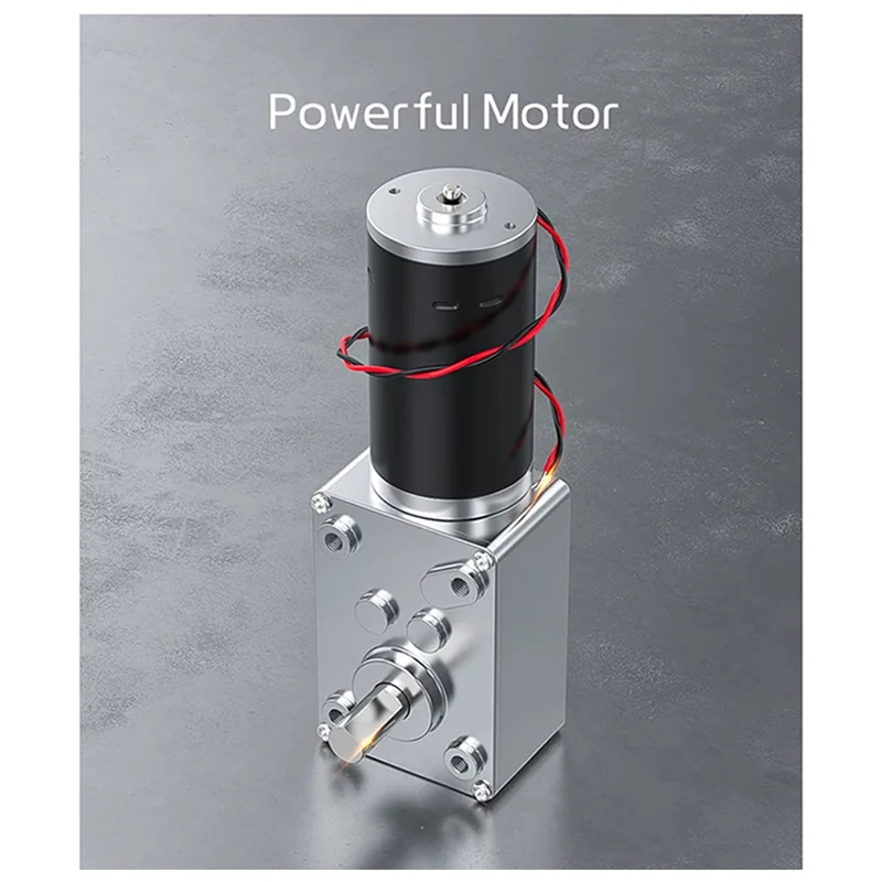 

A43T 5840-31ZY Worm Gear DC Micro Motor 12V/470RPM Can Be Reversed Self-Locking Motor