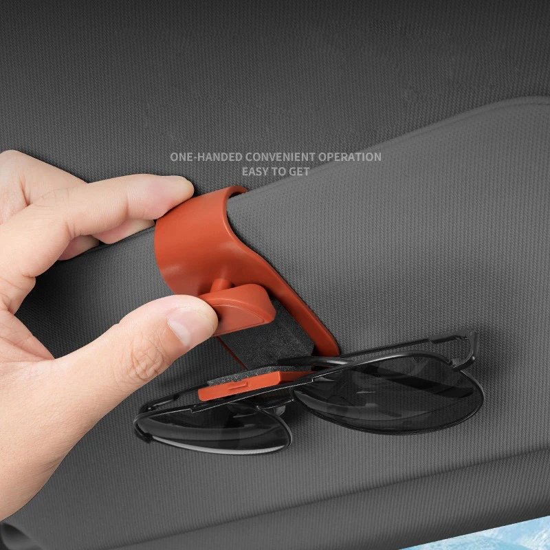 Eyeglass Clamp for Car Sunglasss Clip for Car Sunshade Visor Glasses Holder in Car Easy Pick Organizer Box