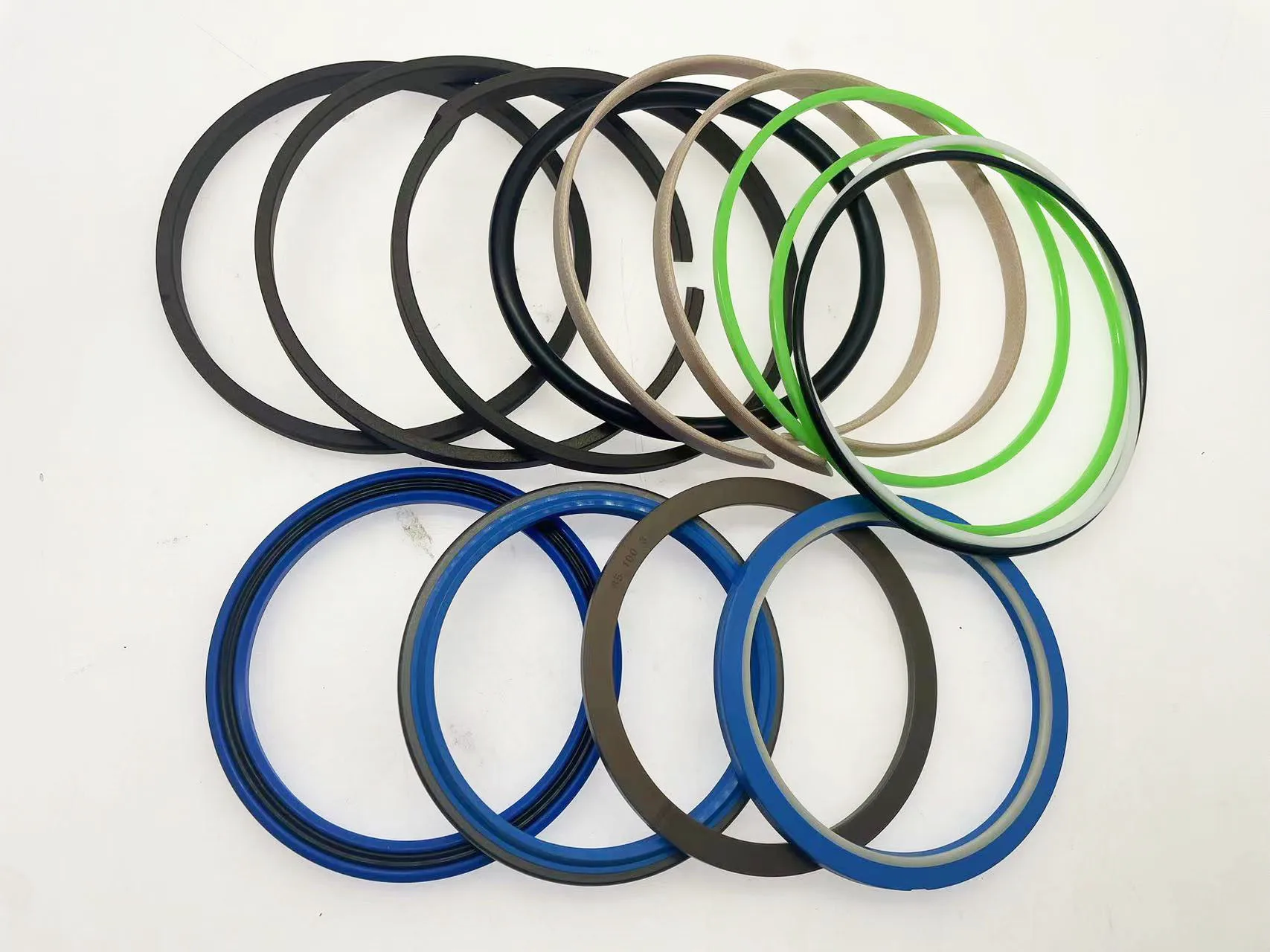 YN01V00078R300 ARM BOOM BUCKER CYLINDER Seal Kit Fits Excavator SK200-6 SK200LC-6 SK210LC-6