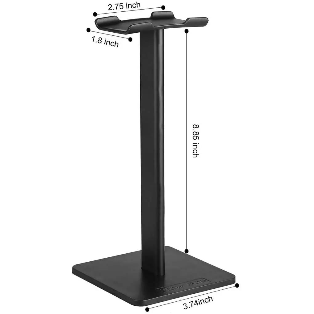 حامل سماعة رأس عالمي أسود لعرض حامل سماعات الرأس المكتبي لسماعات الألعاب