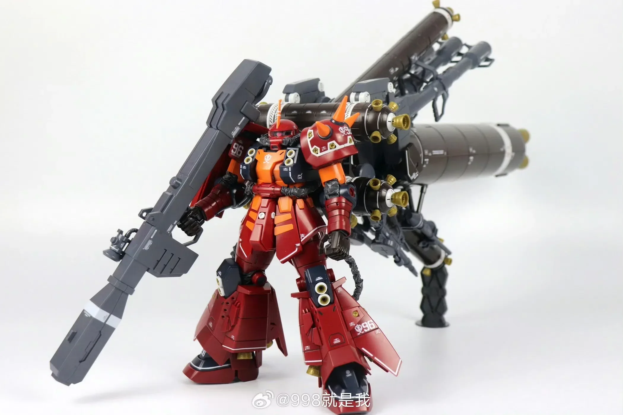 NOWY Lane Leien Model ZG-001 MG MS-06R Psycho Zaku Figurka Thunderbolt Anime Figurki 1/100 Skala Model Kit Niestandardowe prezenty