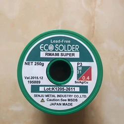 Japan SENJU 3.5% High Silver Lead-free Environmentally Friendly Solder Wire 0.4mm Headphones DIY Audio Use