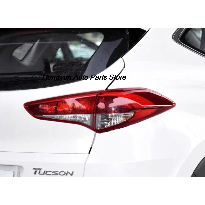 For Hyundai Tucson 2015 2016 2017 2018 Auto Tail Light Turn Signal Taillight Housing Lamp Cover Without Bulb Car Accessories