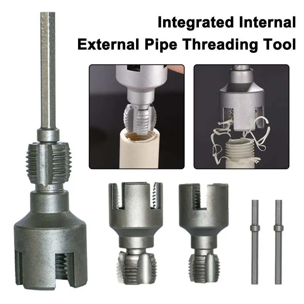 

20MM/25MM Tapping Tool Internal Thread External Thread Integrated Die Water Pipe Internal Thread Opener Tool Power Tools