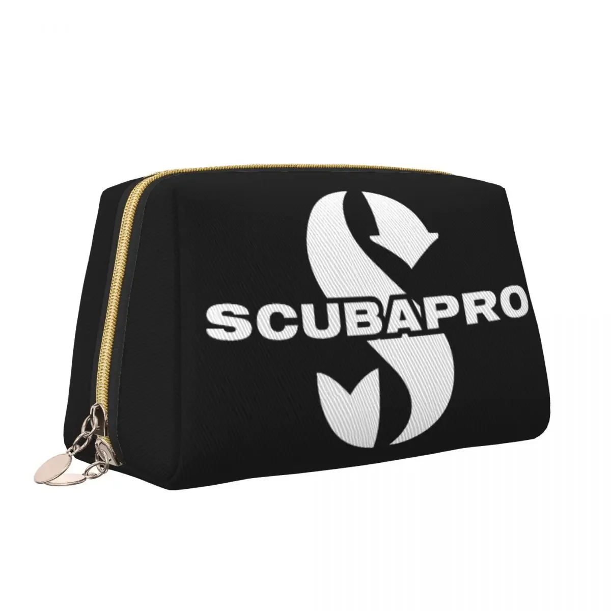 Travel Scubapros Diving Logo Toiletry Bag Portable Makeup Cosmetic Organizer for Women Beauty Storage Dopp Kit Box