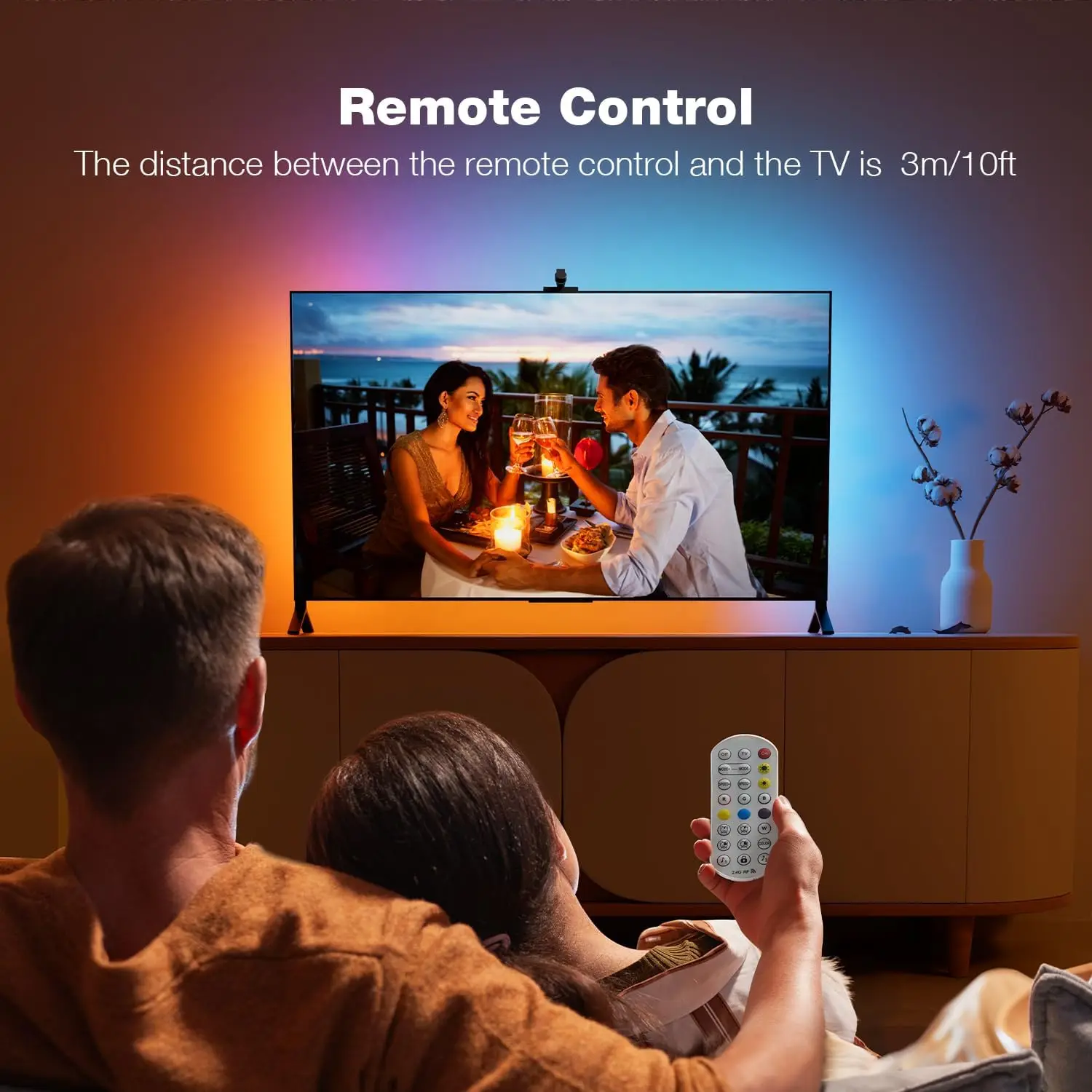 Ambient LED Smart TV podświetlenie RGB synchroniczny pasek światła lampa LED DIY oświetlenie kamery zmienia kolor Gaming dekoracja sypialni