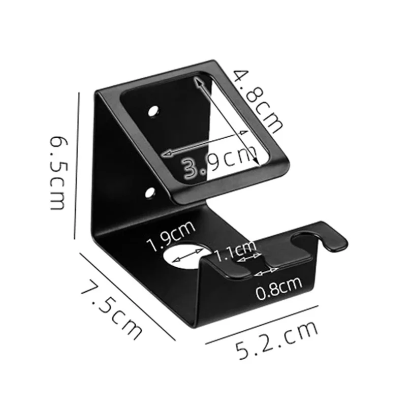 2025 Upgraded Stainless Steel Toothpaste Toothbrush Cup Holder Black Garden Self-adhesive Accesories tandenborstelhouder zwart