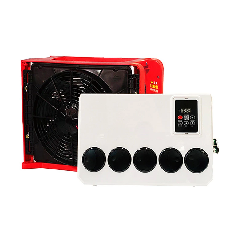 Large Truck Air Conditioner 24V/12V Vehicle Air Conditioner New Energy Electric Refrigeration Excavator Forklift Air Conditioner