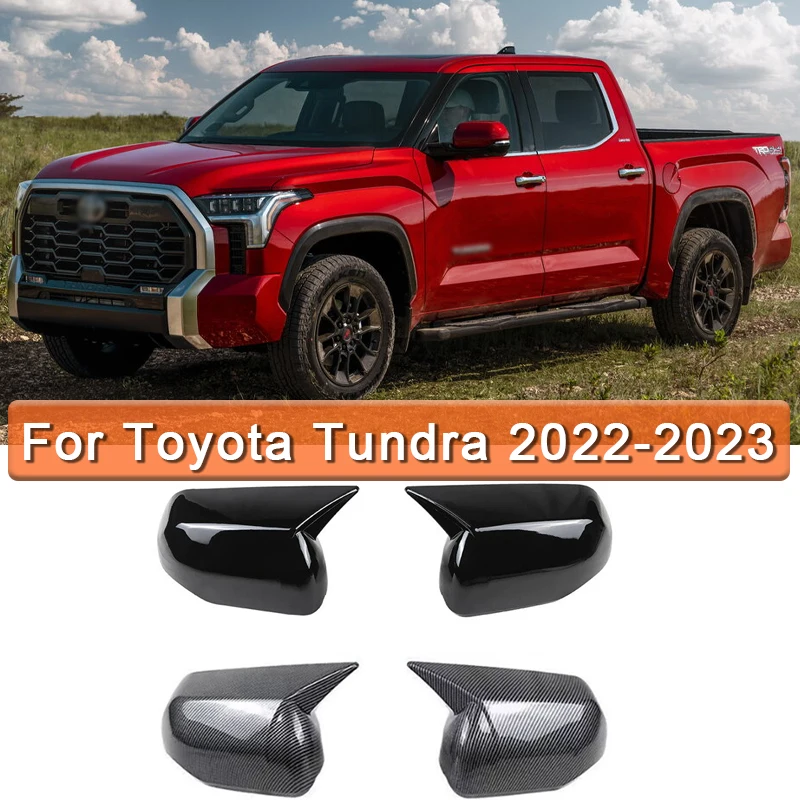 

Rearview mirror cover, side mirror protector covers for Toyota Tundra Sequoia 2022 2023, body kit, car accessories