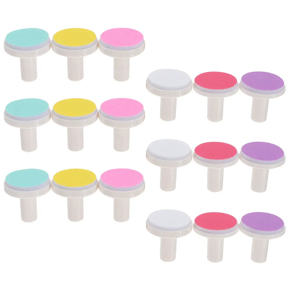 

18 Pcs Baby Nail File Pads Safe Trimmer Replacement Grinding Heads Supplies Electric Tools Infant Care Accessories Nail Grinder