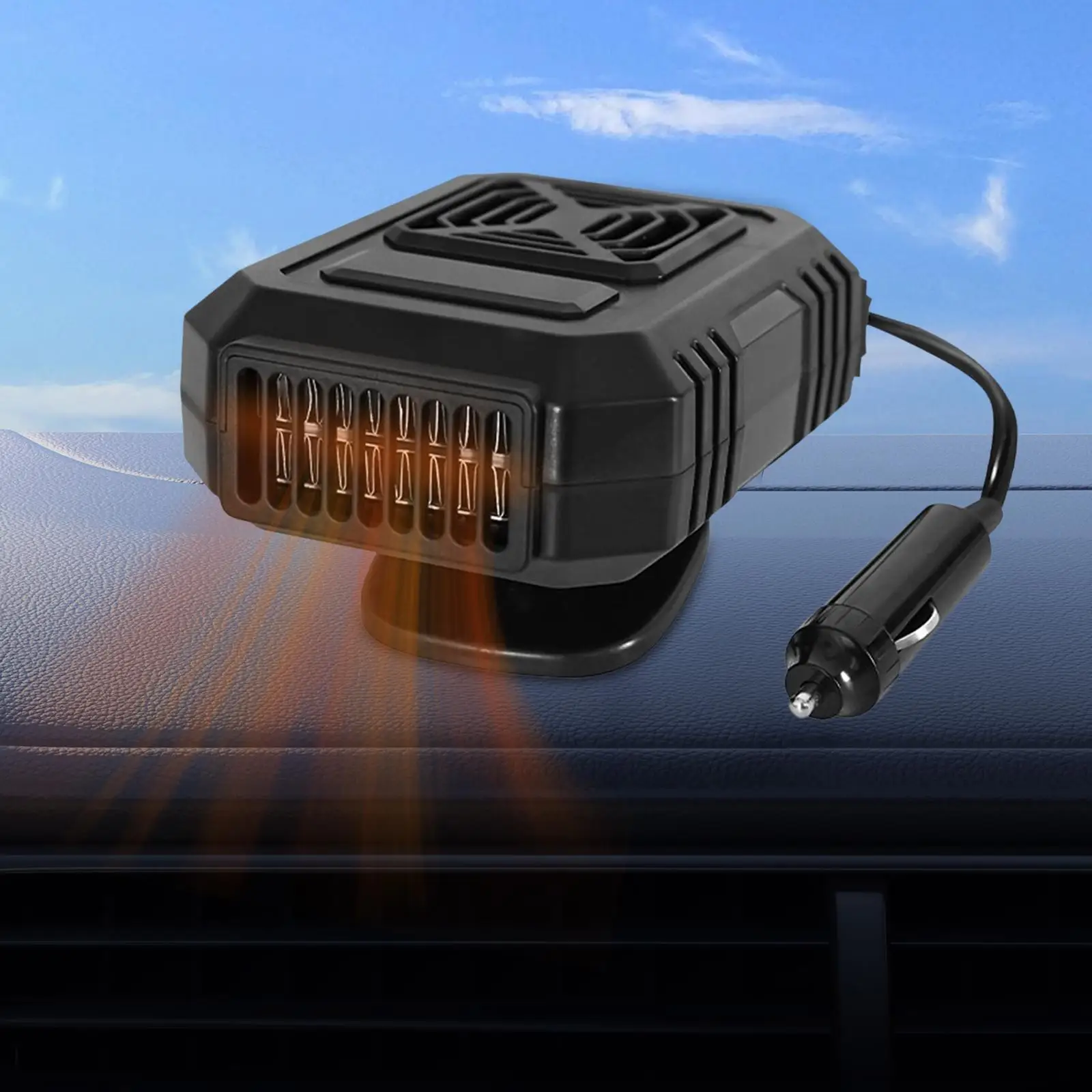 

Портативный автомобильный обогреватель, 12 В, охлаждающий вентилятор, портативное автомобильное лобовое стекло