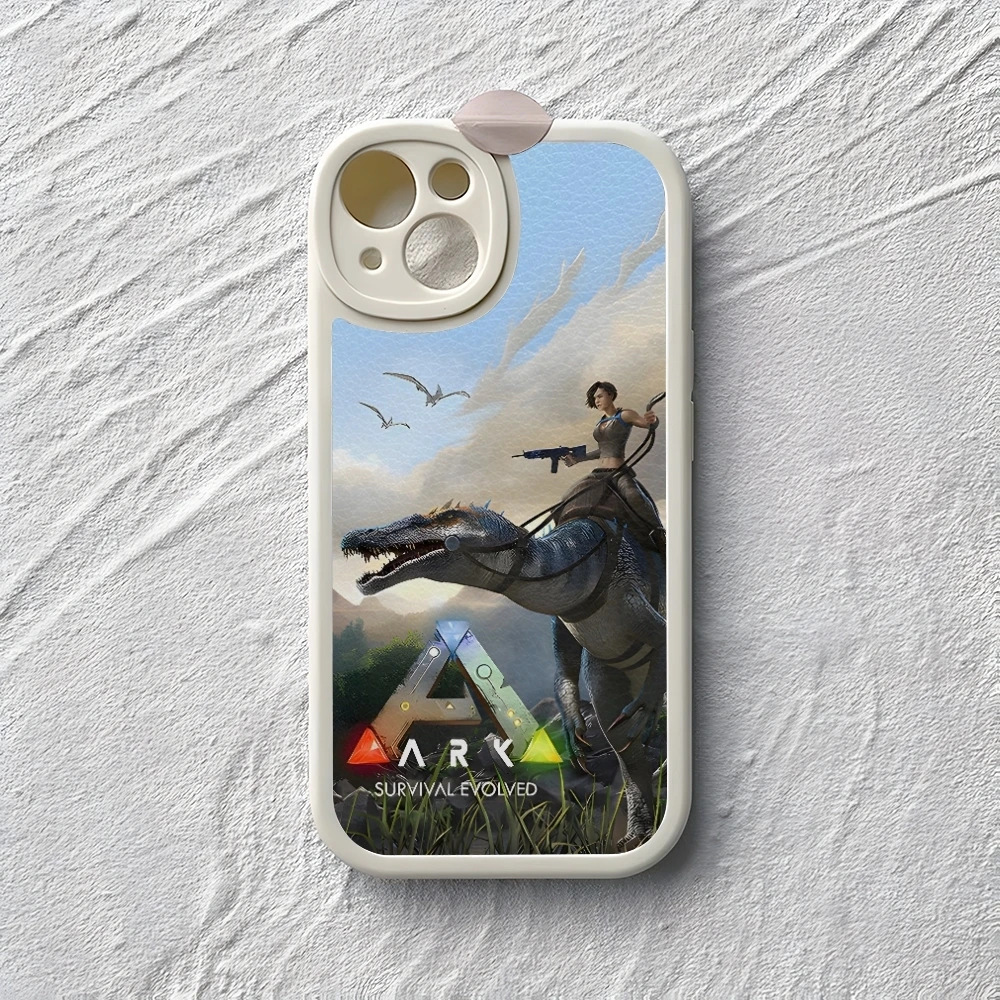 ARK Survival Evolved Phone Case For Iphone 16 15 14 13 12 Pro Max 11 Mini X Xr Xs 7 8 Puls Lambskin Silicone Cover