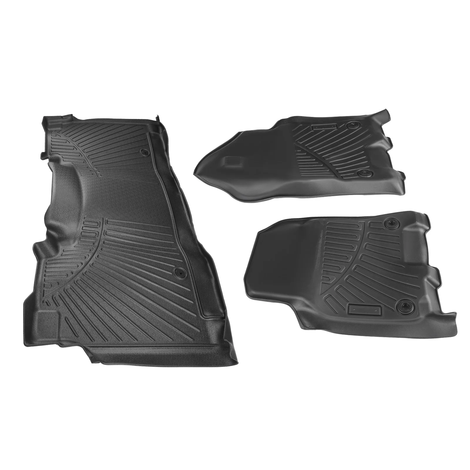 Floor Mats Liners TPE for Dodge Ram 1500  2019-2023 2024 Crew Cab for All-Weather