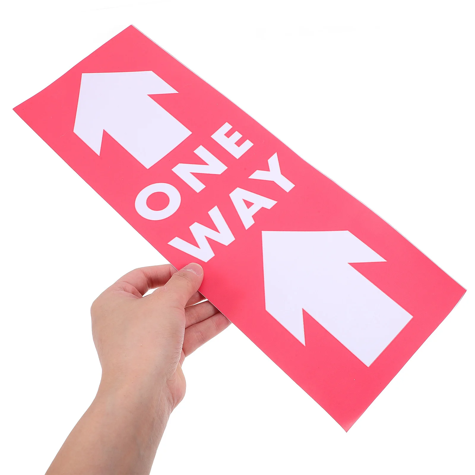 5 قطعة ملصقات السهم للأرضية جدار المرور الاتجاه إشارة تحذير الشارات ذاتية اللصق دائم ملصقات المؤشر البلاستيكية #6