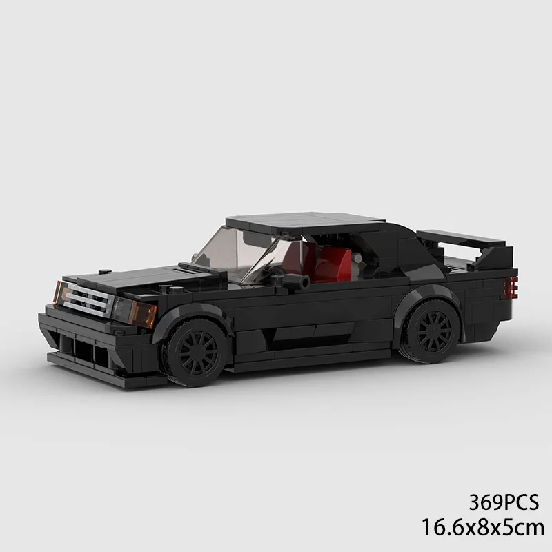 MOC 190E EVO II Sports Cars Building Blocks Bricks DIY Sets Gifts Toys For Boys & Girls & Adults 369PCS view 5