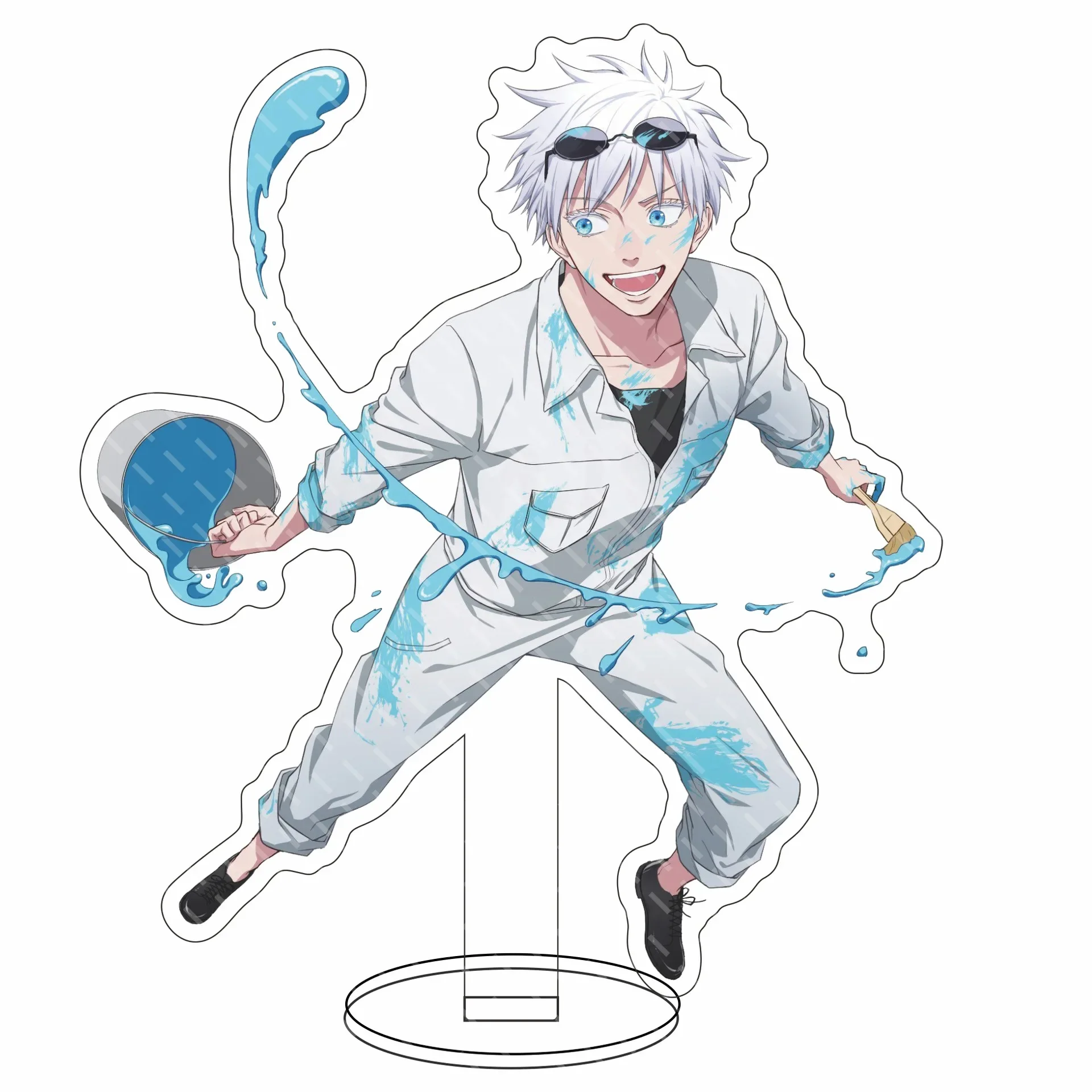 16cm Anime Jujutsu Kaisen Stand Acrylic Figure Satoru Gojo Yoji Itadori Acrylic Model Desk Decor Collection Anime Gifts