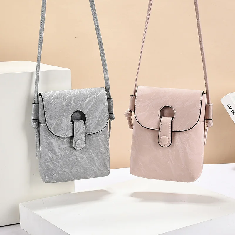 

2025 New Vintage Phone Crossbody Bag for Women - Small Elegant Shoulder Purse, Fashionable Mini Bag, Dropship Retro Chic Clutch
